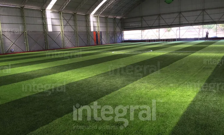 Indoor Turf Football Field