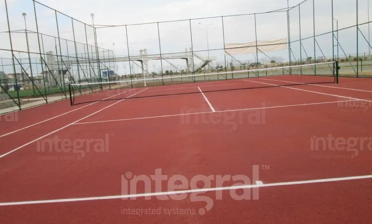 Tartan Ground Tennis Court