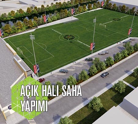 Açık halı saha yapımı