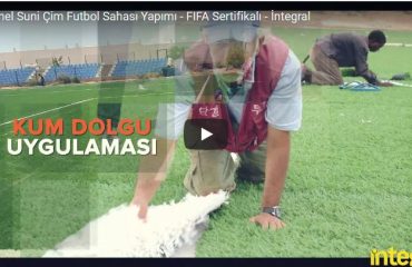 FIFA Sertifikalı Suni Çim Futbol Sahası Yapımı - Video