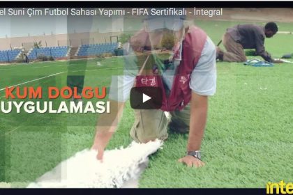 FIFA Sertifikalı Suni Çim Futbol Sahası Yapımı - Video