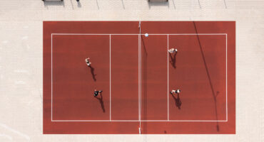 volleyball court size