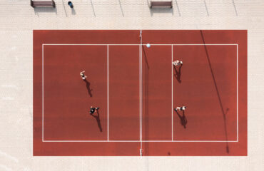 volleyball court size