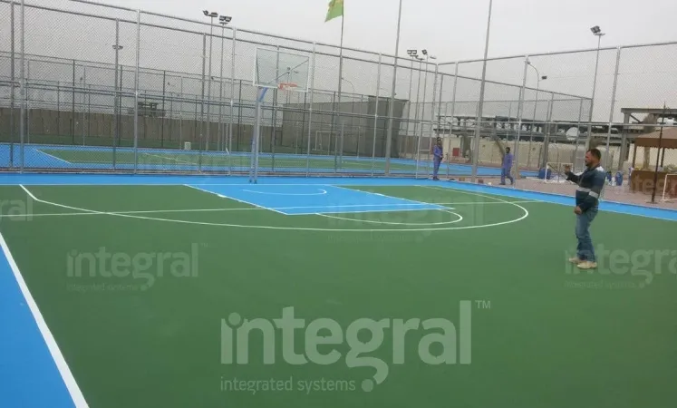 Acrylic Basketball Court