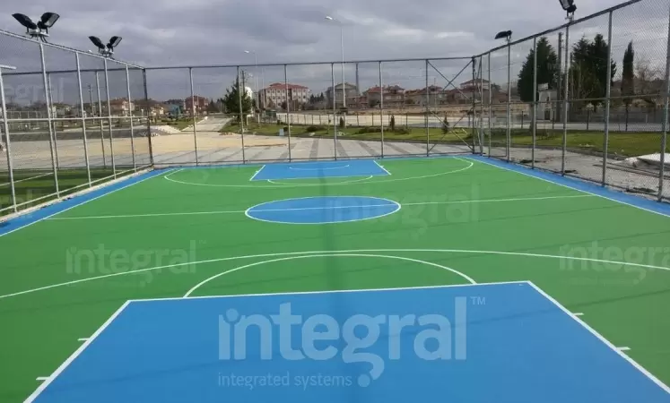 Kırklareli Akrilik Zeminli Basketbol Sahası