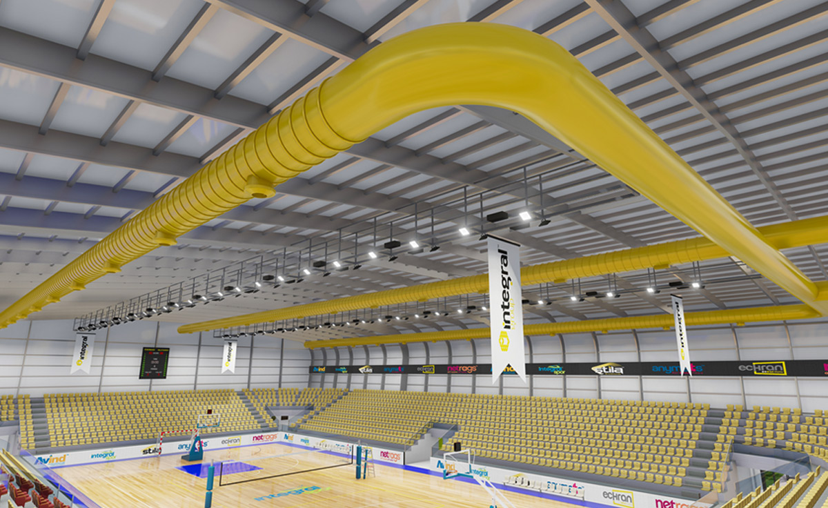 500 Seats Indoor Sports Hall?>