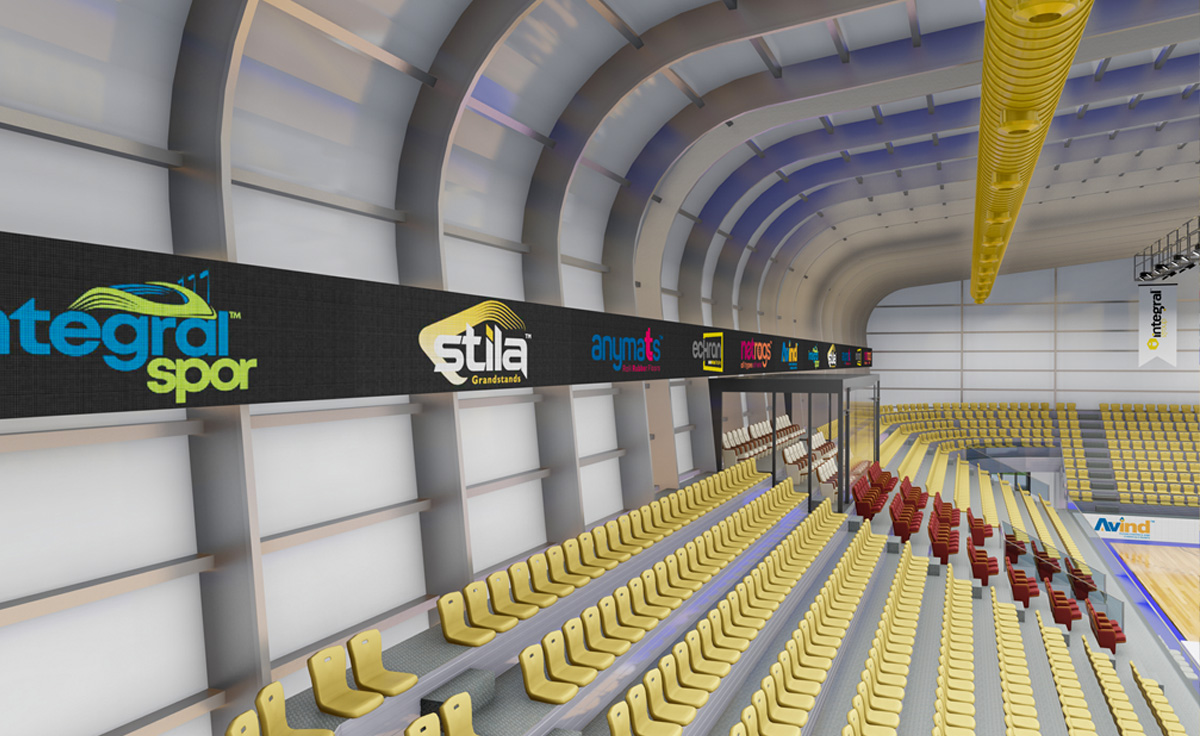 5000 Seats Indoor Sports Hall?>