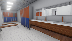 Comfortable and Secure Locker Rooms