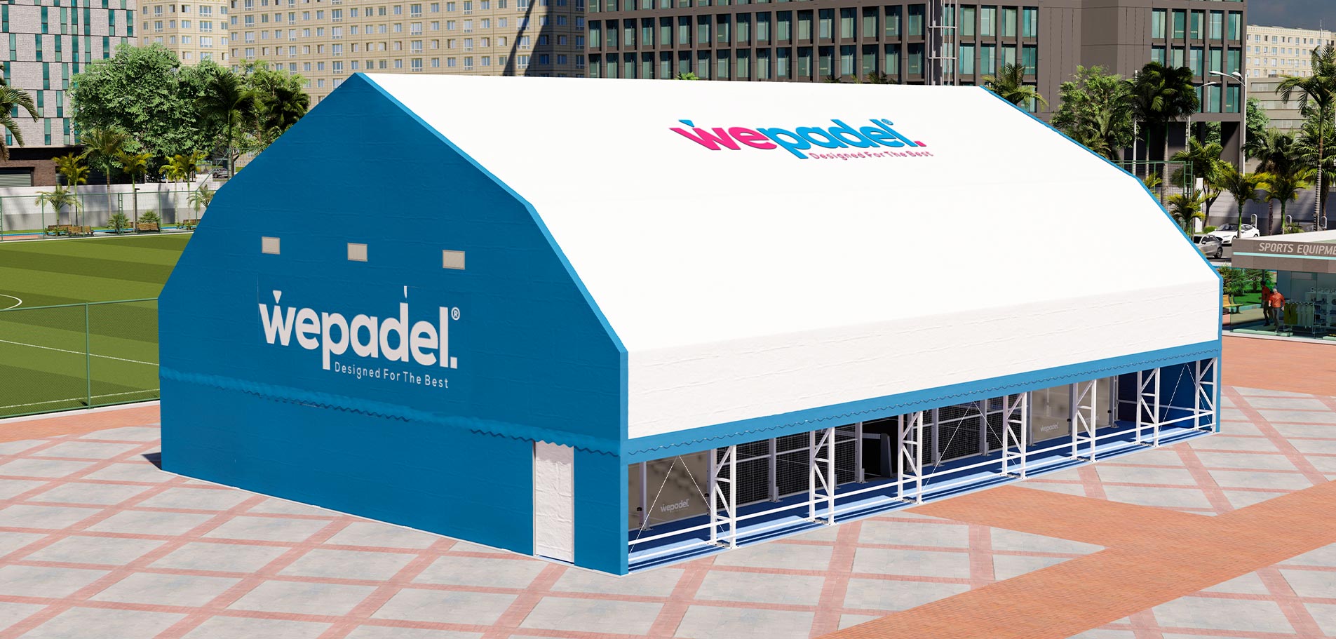 Full Cover Padel Kort