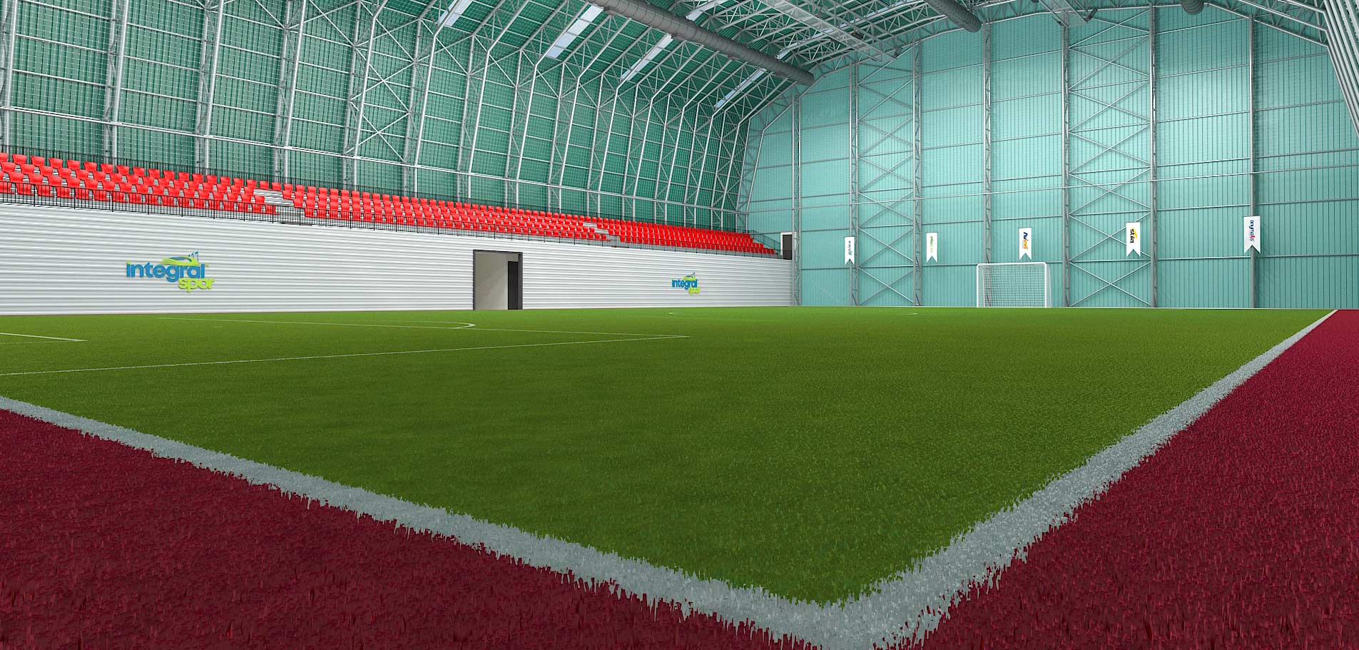 Indoor Artificial Turf Field