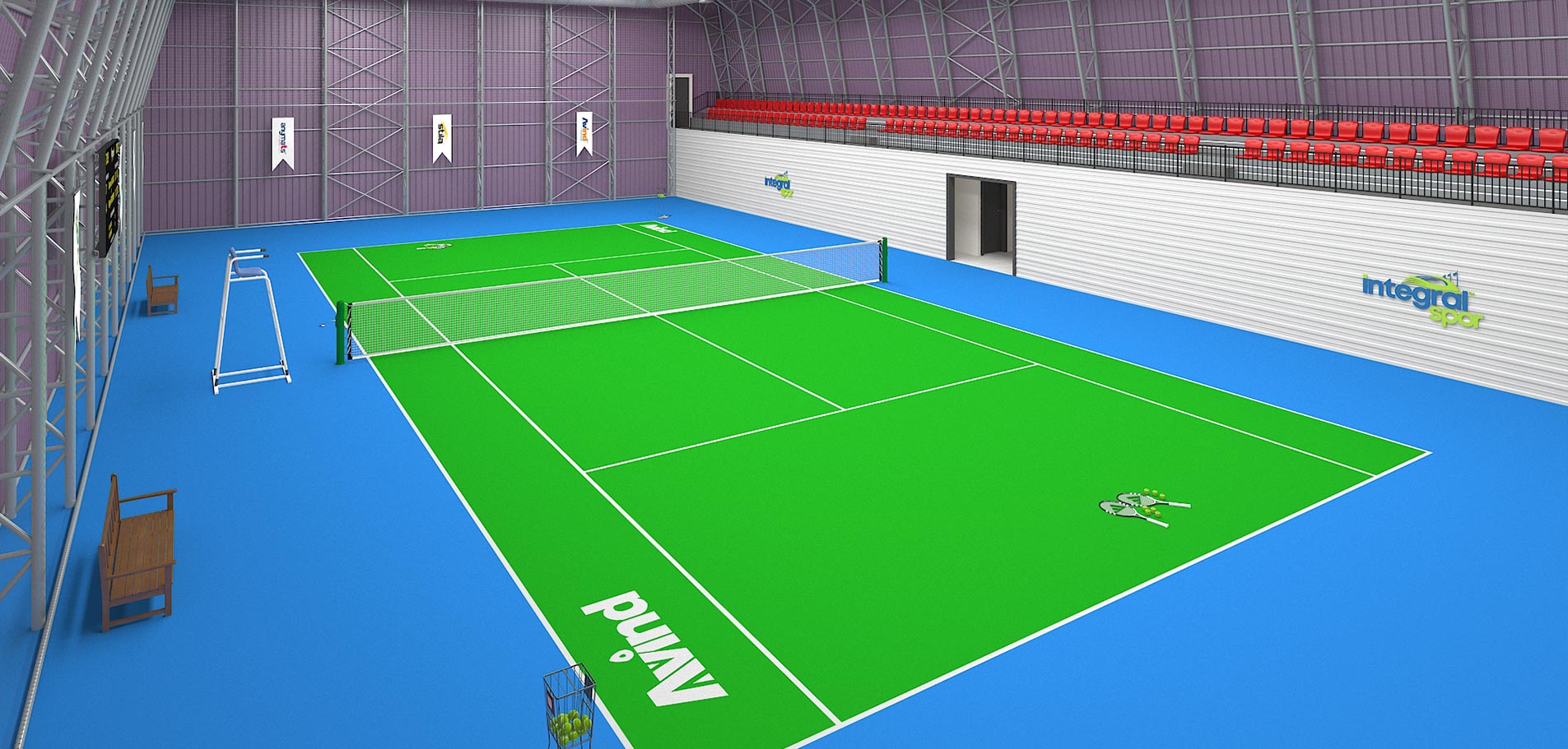 Kapalı Tenis Court 1