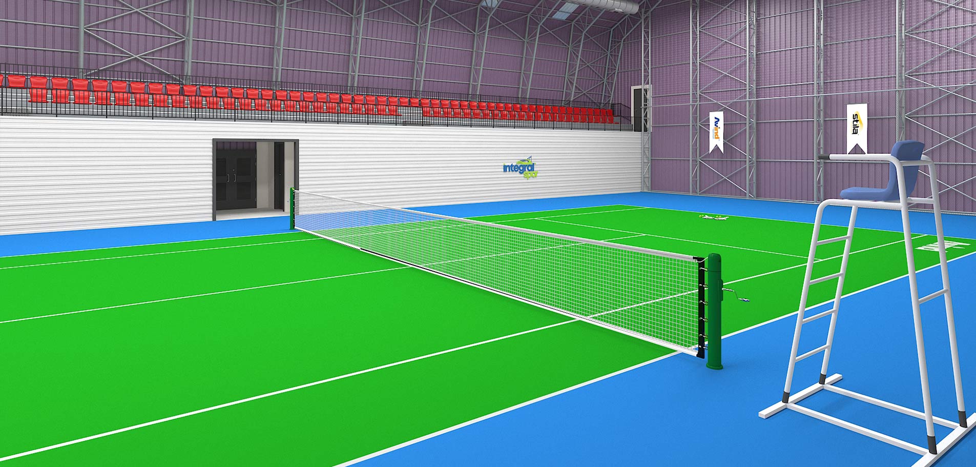 Kapalı Tenis Kort1